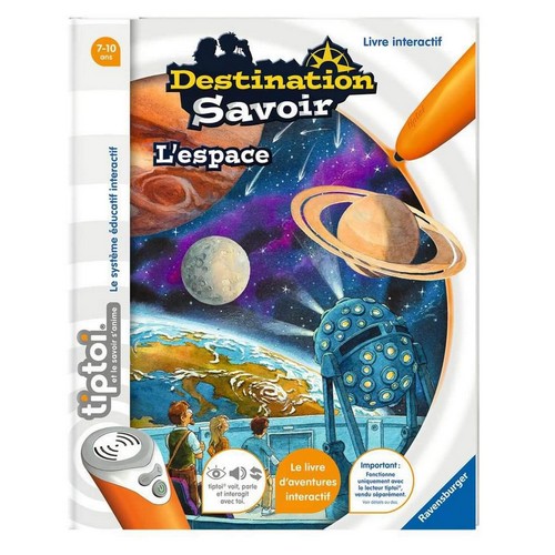 Livre interatif Tiptoi destination savoir l'espace Ravensburger