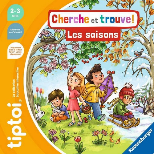 Livre interactif tiptoi cherche et trouve les saisons Ravensburger